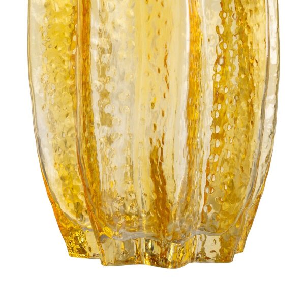 Vase Yellow Crystal Supply