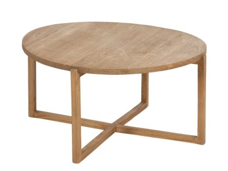 Centre Table Natural 80 x 80 x 40 cm Online now