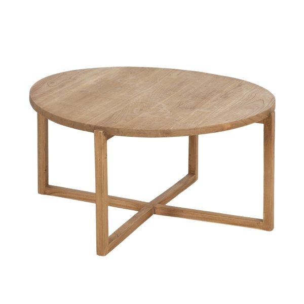 Centre Table Natural 80 x 80 x 40 cm Online now