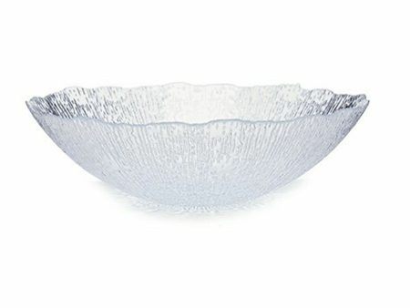 Bowl Rio Transparent Crystal 30,5 x 8,6 x 30,5 cm (4 Units) Supply