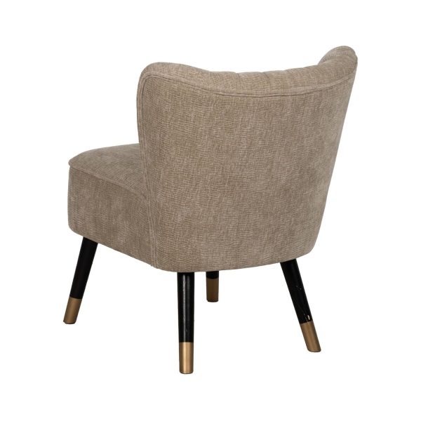 Armchair Black Golden 58 x 70 x 74 cm Hot on Sale