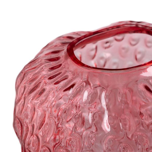 Vase Pink Crystal Fashion