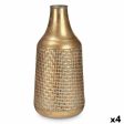 Vase Golden Metal 21 x 44 x 21 cm (4 Units) With relief For Discount