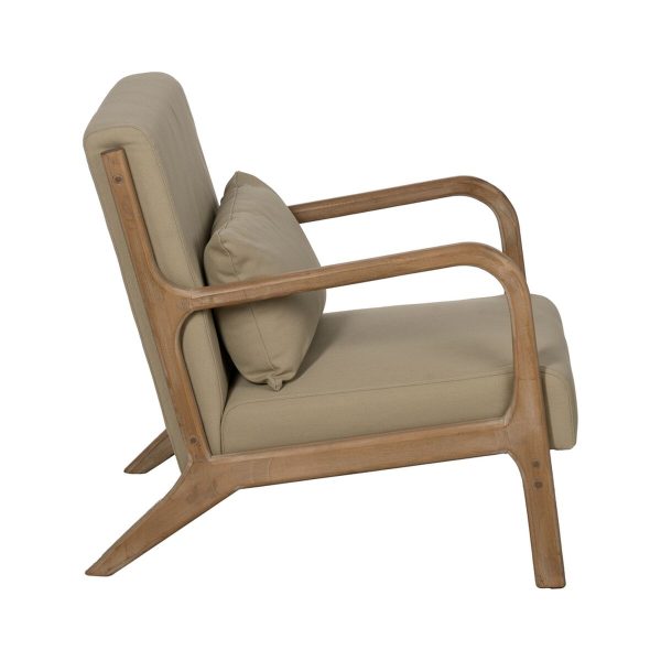 Armchair Beige 66 x 85 x 74 cm on Sale