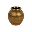 Vase Golden Ceramic 29 x 29 x 30 cm Discount