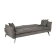 Sofabed Grey 214 x 106 x 84 cm Discount