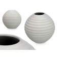 Vase Grey Ceramic 25 x 25 x 25 cm (3 Units) Sphere Cheap