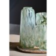 Vase Home ESPRIT Green Cream Crystal Modern 12,5 x 12,5 x 30 cm Cheap