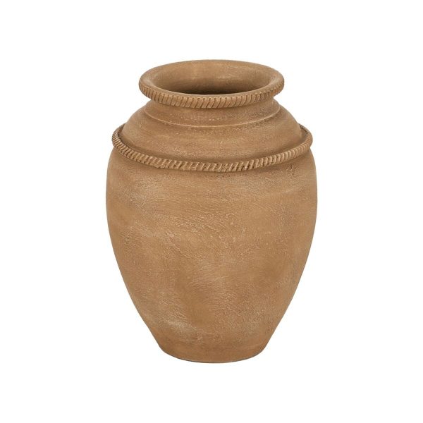 Vase Beige Ceramic 27 x 27 x 37 cm Cheap