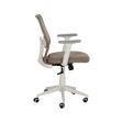 Office Chair White Taupe 63 x 59 x 94,5 cm Discount