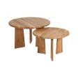 Centre Table Natural 60 x 60 x 40 cm Hot on Sale