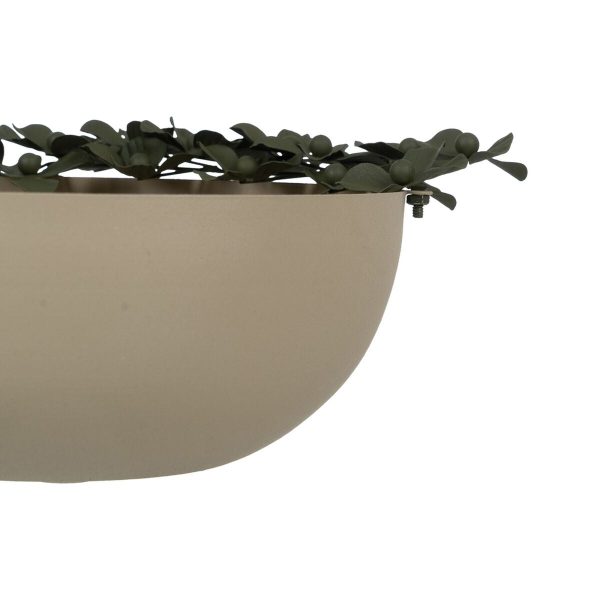 Centerpiece Green Beige Iron 25 x 25 x 11 cm For Discount