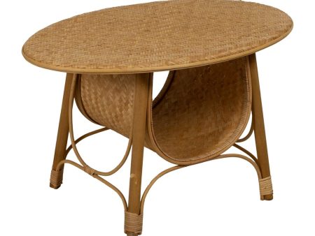 Centre Table RATÁN Natural 81 x 51 x 47,5 cm Hot on Sale