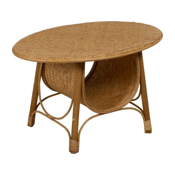 Centre Table RATÁN Natural 81 x 51 x 47,5 cm Hot on Sale