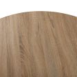 Dining Table Versa Lia Metal MDF Wood 120 x 73 x 120 cm For Sale