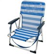 Beach Chair Aktive Foldable Blue 44 x 72 x 35 cm (4 Units) For Discount