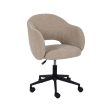 Office Chair Black Beige 56 x 56 x 85 cm Online