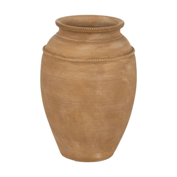 Vase Beige Ceramic 39 x 39 x 56 cm For Sale