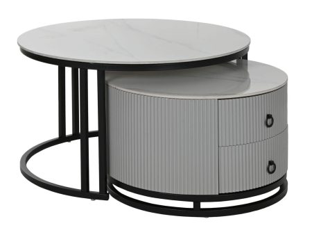 Centre Table Home ESPRIT 80 x 80 x 45 cm For Cheap