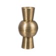 Vase Golden Aluminium 20,3 x 20,3 x 41,9 cm For Discount