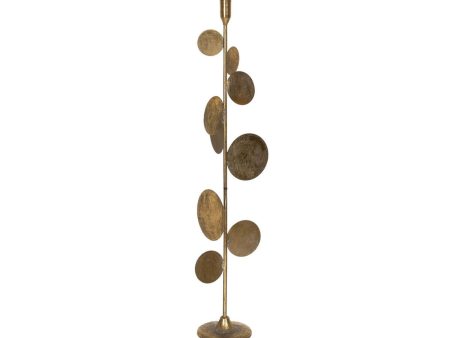 Candleholder Golden Iron 18,5 x 18,5 x 71,5 cm Fashion