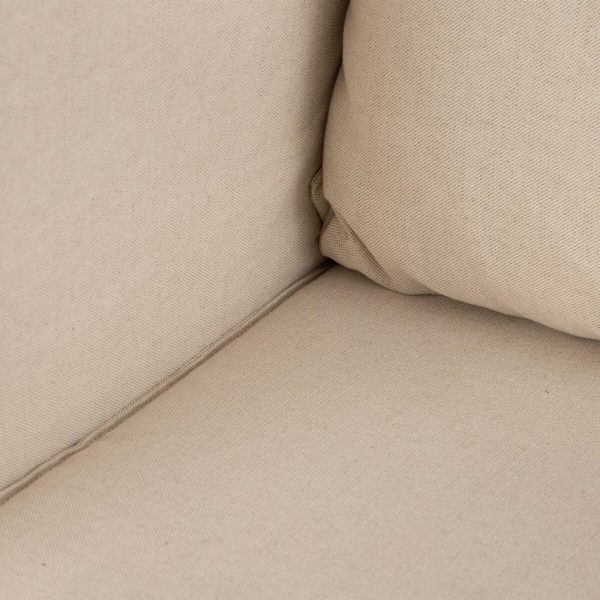 Sofa Beige 240 x 100 x 92 cm Hot on Sale