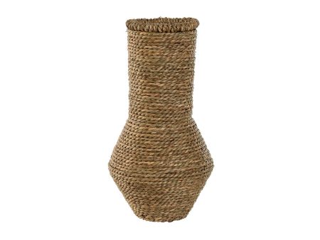 Vase Home ESPRIT Natural Tropical 19 x 19 x 34 cm For Sale