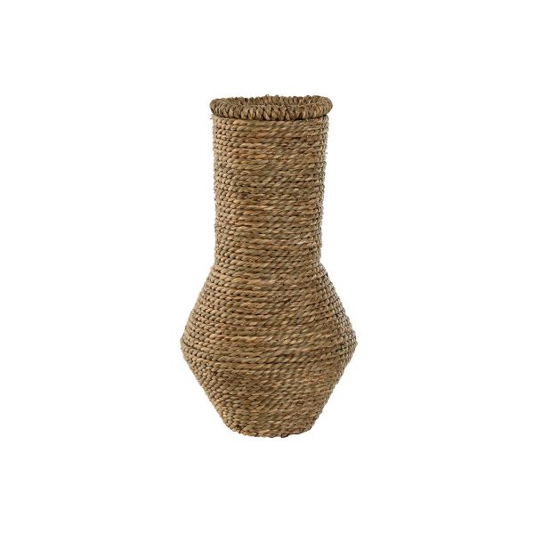 Vase Home ESPRIT Natural Tropical 19 x 19 x 34 cm For Sale