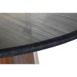 Dining Table DKD Home Decor Black Brown Marble Mango wood 120 x 120 x 76 cm on Sale