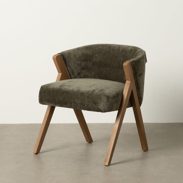 Dining Chair Polyester Wood Foam 58 x 59,5 x 68,5 cm For Discount