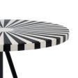 Side table White Black 38 x 38 x 50 cm Sale