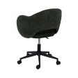 Office Chair Black Green 56 x 56 x 85 cm on Sale