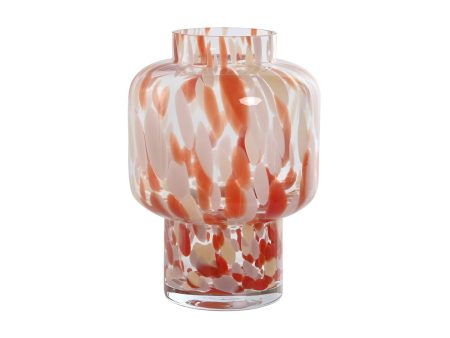 Vase Home ESPRIT Cream Terracotta Crystal Modern 15 x 15 x 21 cm Online Sale