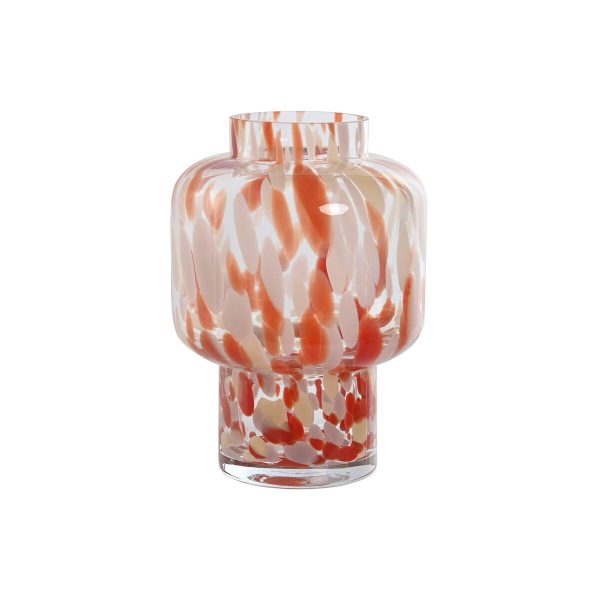 Vase Home ESPRIT Cream Terracotta Crystal Modern 15 x 15 x 21 cm Online Sale