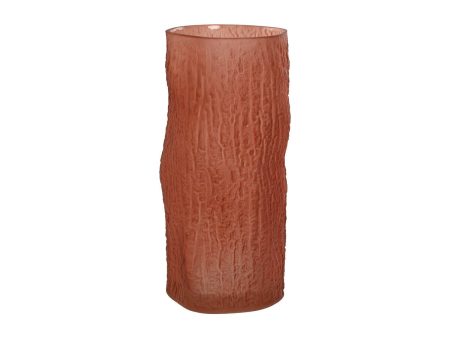 Vase Home ESPRIT Terracotta Crystal Modern 14 x 14 x 31,5 cm For Cheap