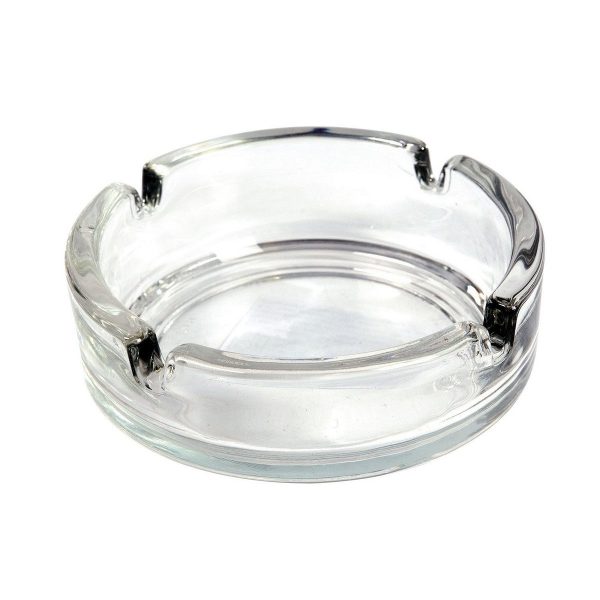 Ashtray Classic Transparent Crystal Ø 10,5 cm Supply