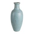 Vase Turquoise Terracotta 28 x 30 x 67 cm Online Sale