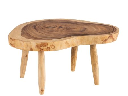 Centre Table Natural 70 x 70 x 45 cm Online Sale