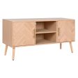 TV furniture Home ESPRIT Natural Paolownia wood MDF Wood 120 x 40 x 60 cm For Cheap