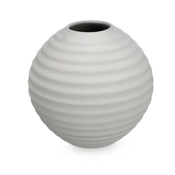 Vase Grey Ceramic 25 x 25 x 25 cm (3 Units) Sphere Cheap