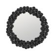 Wall mirror Black 103 x 7 x 103 cm Fashion