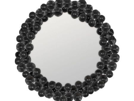 Wall mirror Black 103 x 7 x 103 cm Fashion