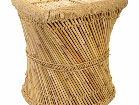 Side table Alexandra House Living Natural Bamboo Rope 43 x 47 x 43 cm Online