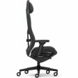 Office Chair Fractal Black Fashion