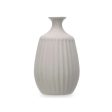 Vase Grey Ceramic 19 x 31 x 19 cm (4 Units) Stripes Supply