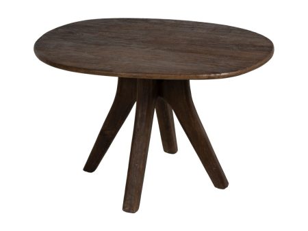 Dining Table Brown Mango wood 120 x 106 x 76 cm Online Hot Sale