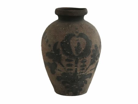 Vase Home ESPRIT Multicolour Terracotta Discount