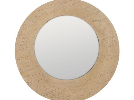 Wall mirror Beige 80 x 3 x 80 cm Supply