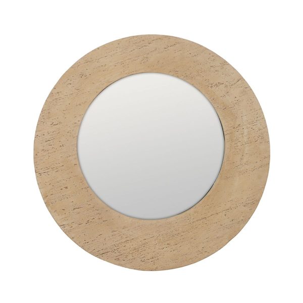 Wall mirror Beige 80 x 3 x 80 cm Supply