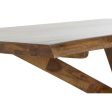 Dining Table DKD Home Decor 180 x 86 x 76 cm Natural Walnut Hot on Sale